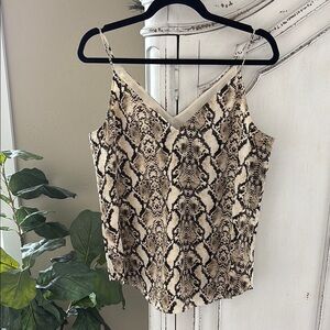 Express Snake Print Cami Top